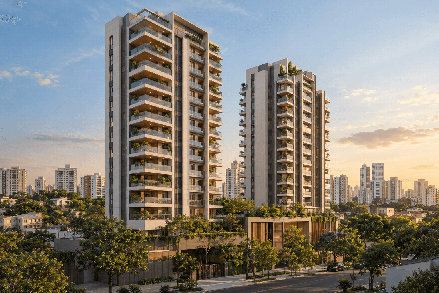 Exemplo de criativo imobiliário vertical